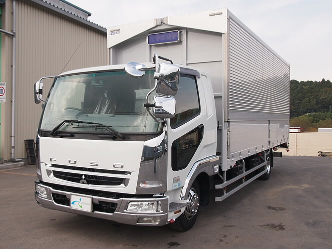 三菱ふそう ファイター ウイング車 中型 PA-FK61F 年式 H19[写真03]