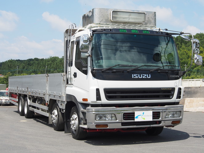 いすゞ ギガ 平ボディ 大型 KL-CYJ51W3 年式 H14[写真01]