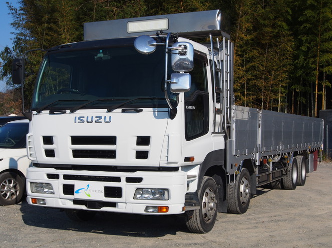 いすゞ ギガ 平ボディ 大型 PKG-CYJ77W8 年式 H19[写真04]