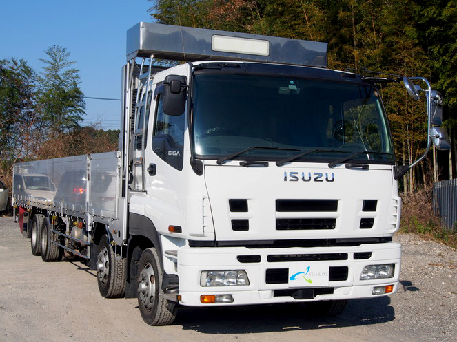 いすゞ ギガ 平ボディ 大型 PKG-CYJ77W8 年式 H19[写真01]
