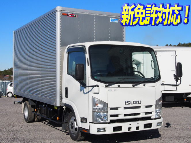 いすゞ エルフ バン車 小型 BKG-NLR85AN 年式 H21[写真01]