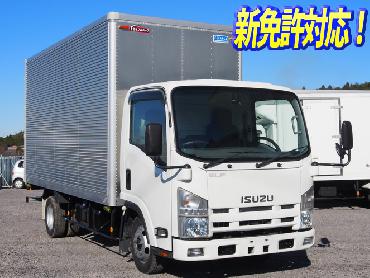いすゞ エルフ バン車 小型 BKG-NLR85AN 年式 H21 [写真01]