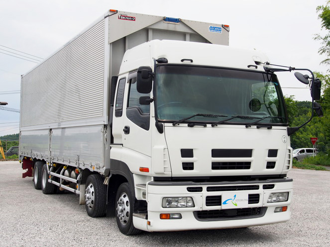 いすゞ ギガ ウイング車 大型 PKG-CYJ77W8 年式 H19[写真01]