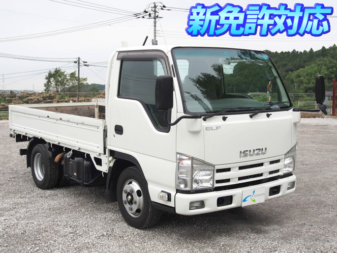 いすゞ エルフ 平ボディ 小型 BKG-NJR85A 年式 H22[写真01]