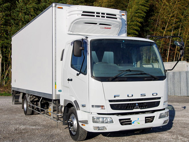 三菱ふそう ファイター 冷凍バン 中型 PDG-FK61F 年式 H21[写真01]