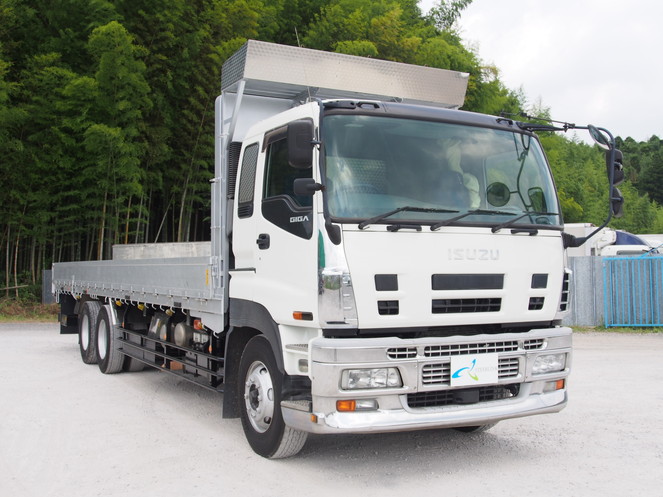 いすゞ ギガ 平ボディ 大型 PDG-CYL77V8 年式 H19[写真01]