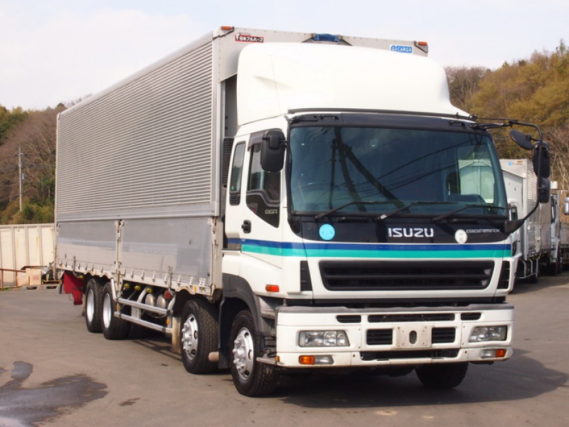 いすゞ ギガ ウイング車 大型 PJ-CYJ51W6 年式 H18[写真01]