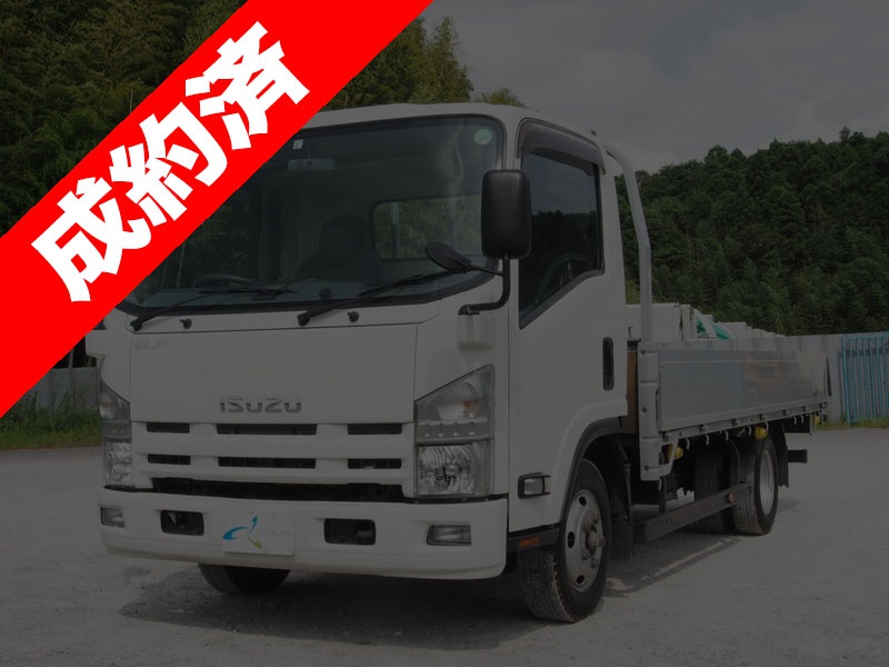 いすゞ エルフ 平ボディ 小型 TKG-NPR85AR 年式 H25[写真01]