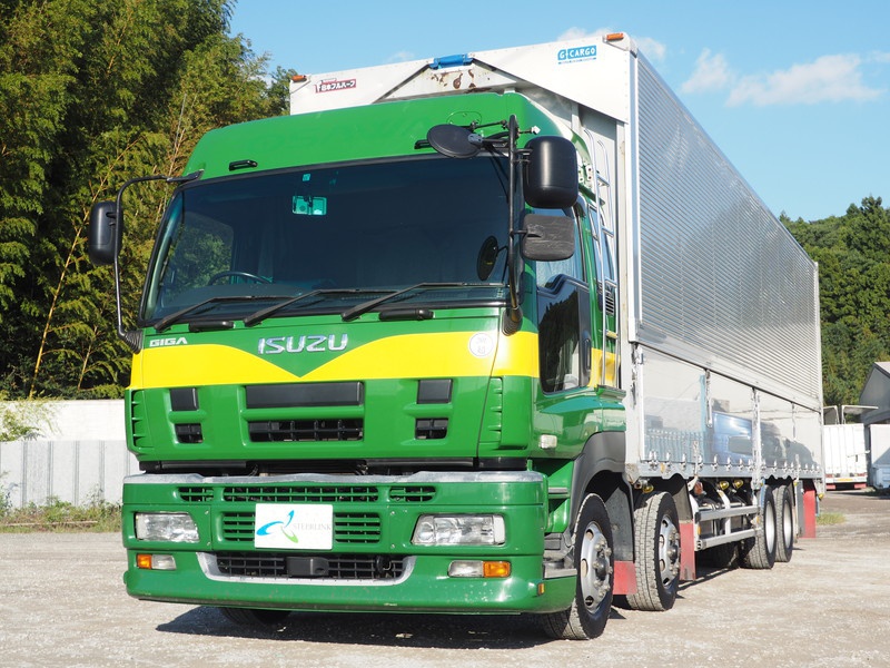 いすゞ ギガ ウイング車 大型 PKG-CYJ77W8 年式 H21[写真01]