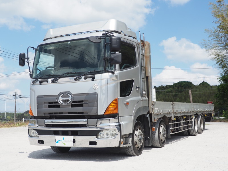 日野 グランドプロフィア 平ボディ 大型 BDG-FW1EYYG 年式 H19[写真01]