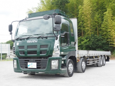 いすゞ ギガ 平ボディ 大型 QKG-CYJ77A 年式 H25[写真01]