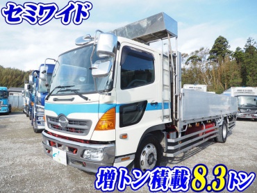 日野 レンジャー 平ボディ 中増t BDG-FE8JLWA 年式 H19[写真02]