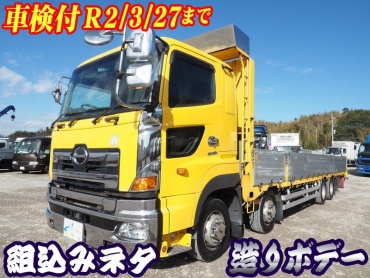 日野 グランドプロフィア 平ボディ 大型 LKG-FW1EXBG 年式 H23[写真02]