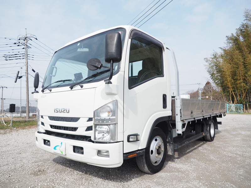 いすゞ エルフ 平ボディ 小型 TRG-NPR85AR 年式 H27[写真01]