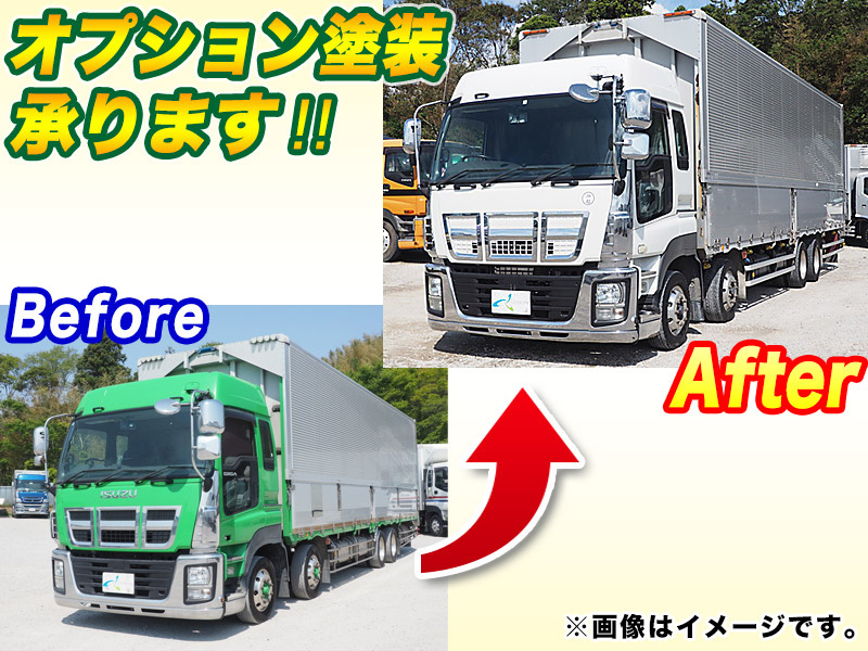 いすゞ ギガ ウイング車 大型 QKG-CYJ77A 年式 H24[写真03]