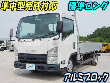 いすゞ エルフ 平ボディ 小型 BKG-NLR85AR 年式 H22[写真02]