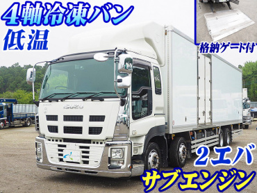 いすゞ ギガ 冷凍バン 大型 QKG-CYJ77A 年式 H27[写真02]