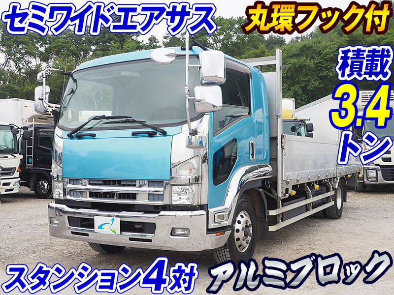 いすゞ フォワード 平ボディ 中型 TKG-FRR90T2 年式 H26[写真02]