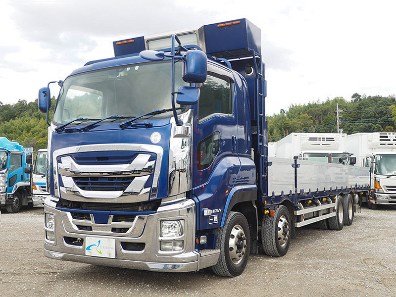いすゞ ギガ 平ボディ 大型 QKG-CYJ77B 年式 H29[写真01]