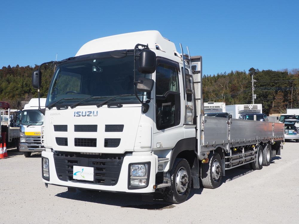 いすゞ ギガ 平ボディ 大型 QKG-CYJ77A 年式 H27[写真01]