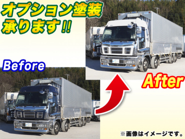 いすゞ ギガ ウイング車 大型 PDG-CYJ77W8 年式 H20[写真02]