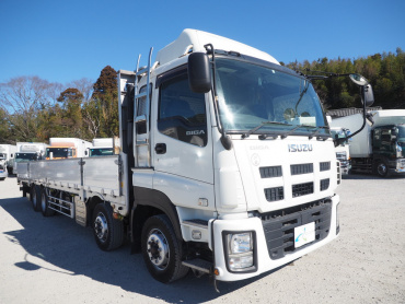 いすゞ ギガ 平ボディ 大型 QKG-CYJ77A 年式 H27 [写真04]