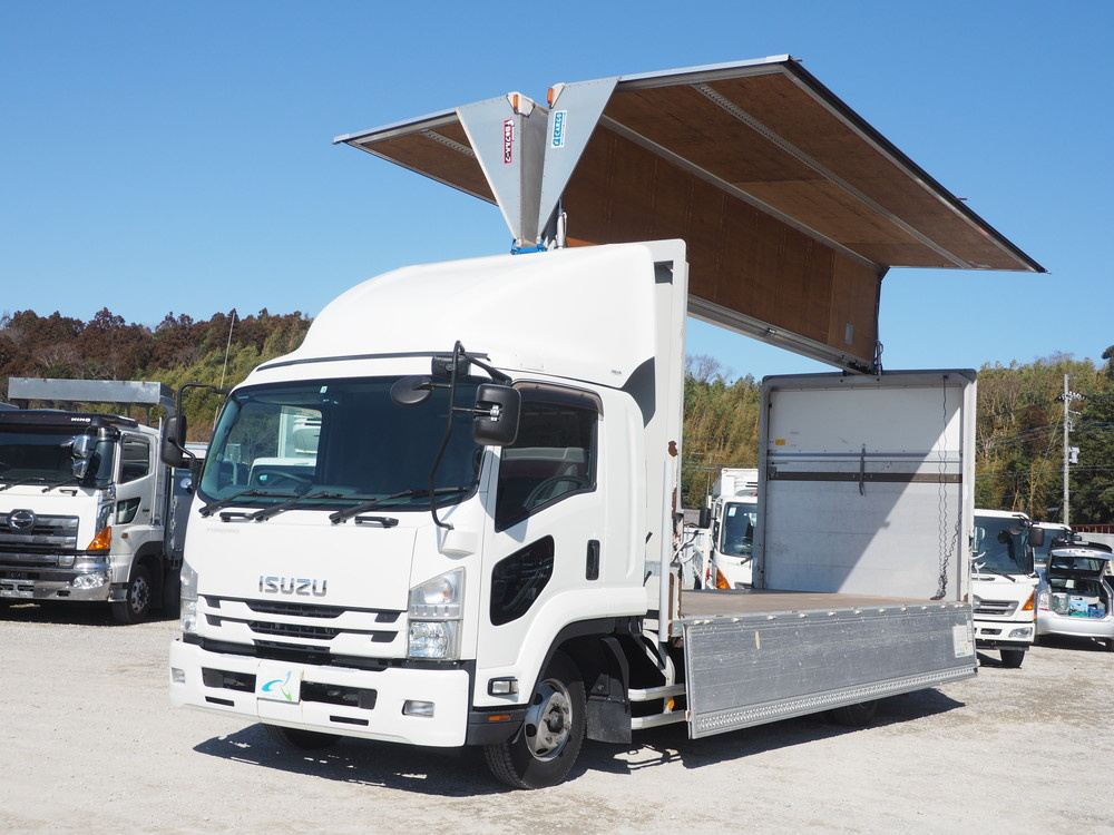 いすゞ フォワード ウイング車 中型 TKG-FRR90T2 年式 H27[写真08]