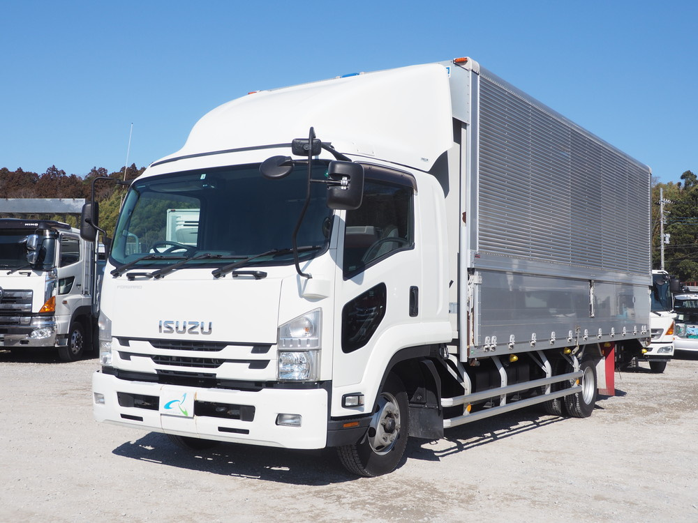 いすゞ フォワード ウイング車 中型 TKG-FRR90T2 年式 H27[写真01]