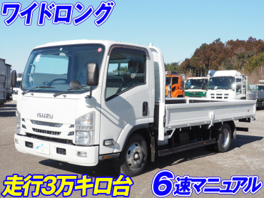 いすゞ エルフ 平ボディ 小型 TRG-NPR85AR 年式 H27[写真02]
