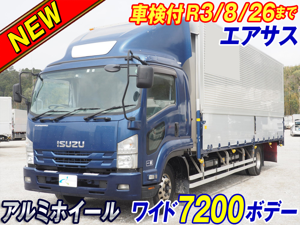 いすゞ フォワード ウイング車 中型 TKG-FRR90T2 年式 H27[写真02]