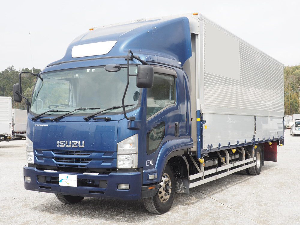 いすゞ フォワード ウイング車 中型 TKG-FRR90T2 年式 H27[写真01]