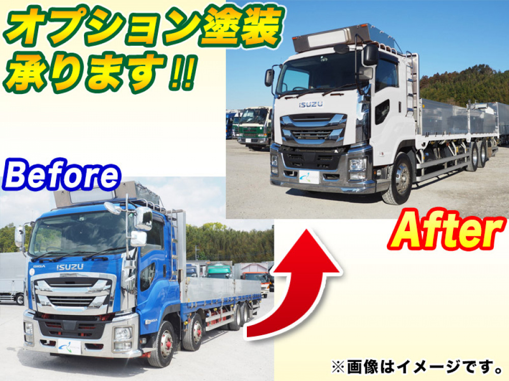 いすゞ ギガ 平ボディ 大型 QKG-CYJ77B 年式 H28[写真03]