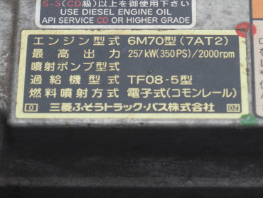 三菱ふそう スーパーグレート ウイング車 大型 BDG-FS54JZ 年式 H20 [写真51]
