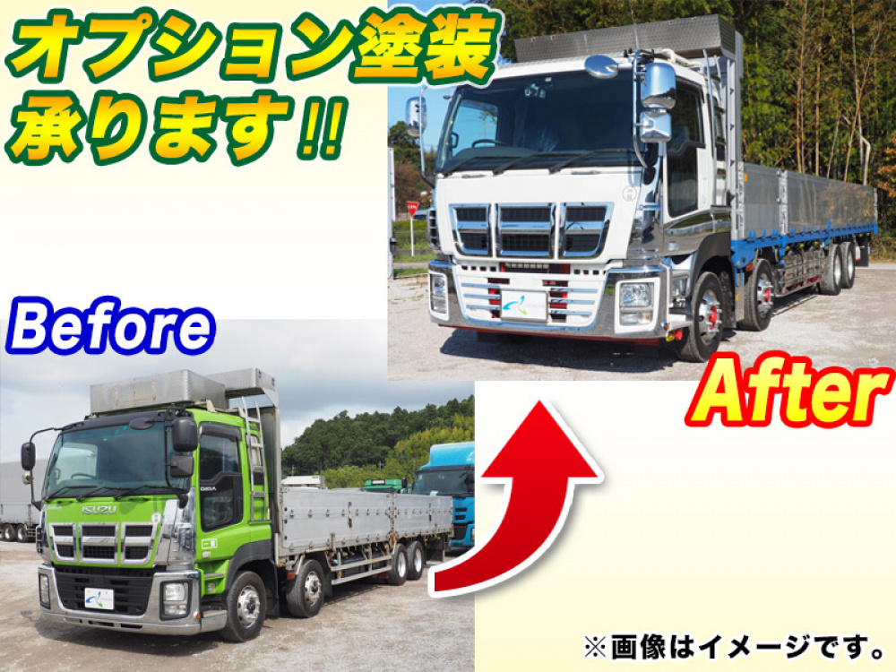 いすゞ ギガ 平ボディ 大型 LKG-CYJ77A 年式 H23[写真03]
