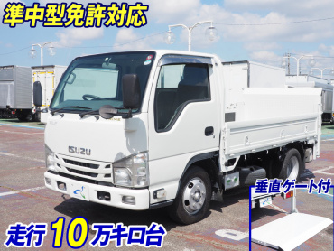 いすゞ エルフ 平ボディ 小型 TRG-NJR85A 年式 H27[写真02]