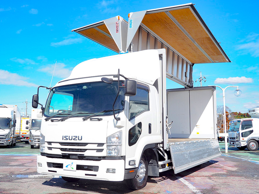 いすゞ フォワード ウイング車 中型 TKG-FRR90T2 年式 H29[写真03]