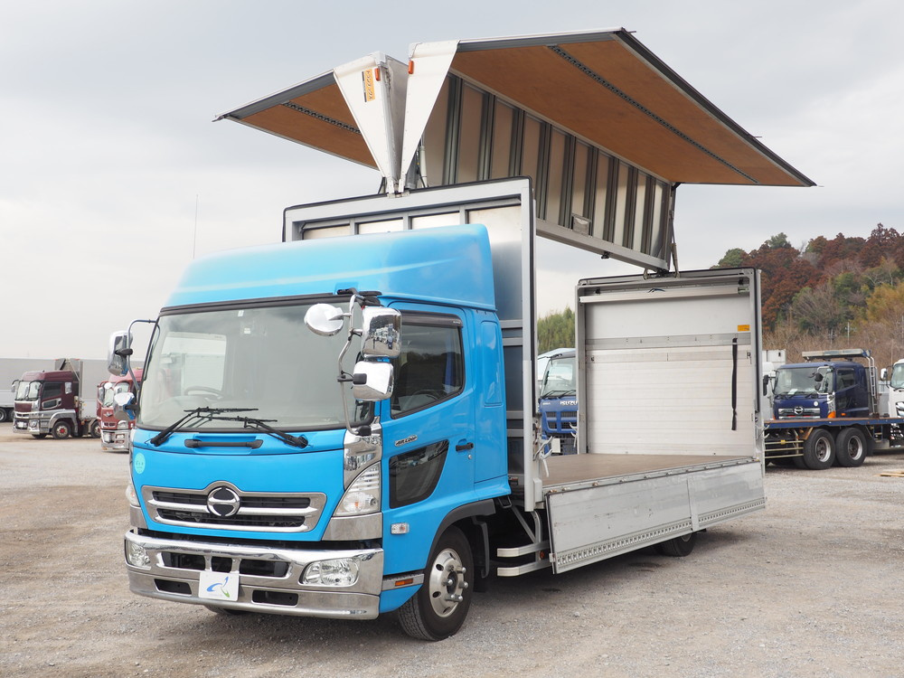 日野 レンジャープロ ウイング車 中型 TKG-FD7JLAG 年式 H27[写真02]