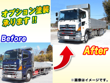 日野 プロフィア 平ボディ 大型 BDG-FS1EZYA 年式 H22[写真02]