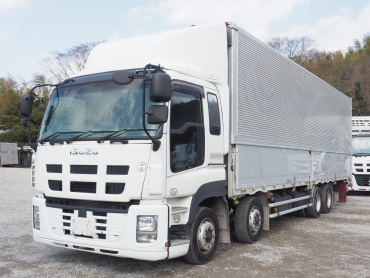 いすゞ ギガ ウイング車 大型 QKG-CYJ77A 年式 H27 [写真01]