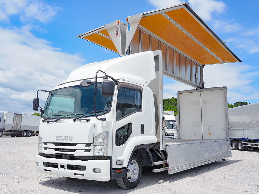 いすゞ フォワード ウイング車 中型 2RG-FRR90T2 年式 H30[写真03]