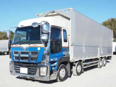 いすゞ ギガ ウイング車 大型 QKG-CYJ77A 年式 H27[写真01]