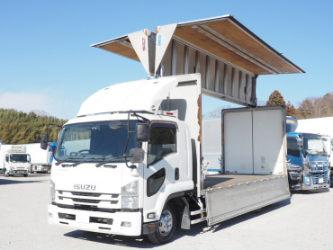 いすゞ フォワード ウイング車 中型 TKG-FRR90S2 年式 H27[写真02]