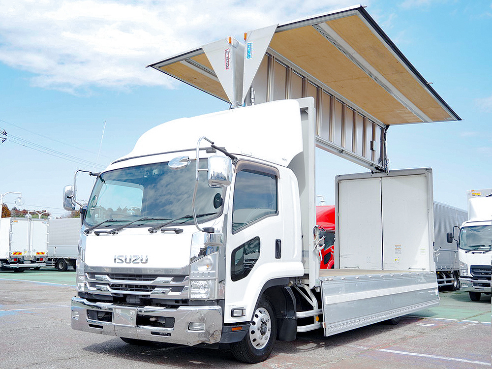 いすゞ フォワード ウイング車 中型 2RG-FRR90T2 年式 H30[写真02]