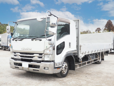 いすゞ フォワード 平ボディ 中型 TKG-FRR90S2 年式 H27[写真01]