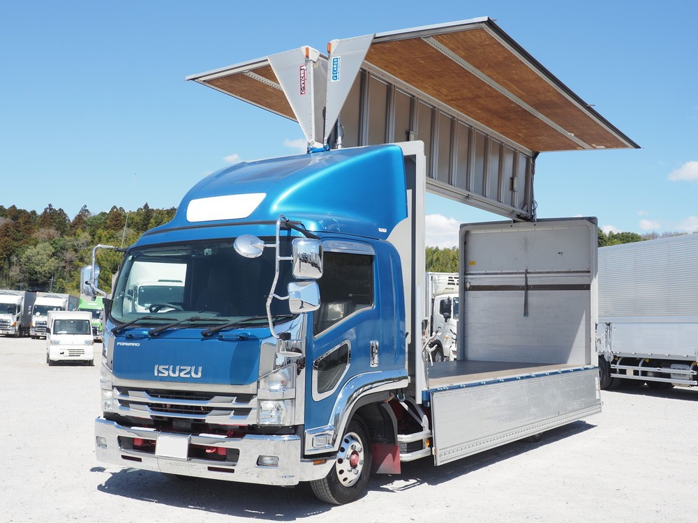いすゞ フォワード ウイング車 中型 2RG-FRR90T2 年式 H30[写真03]