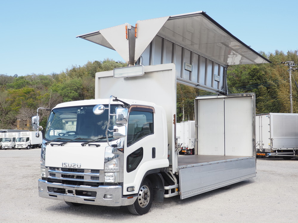 いすゞ フォワード ウイング車 中型 TKG-FRR90T2 年式 H27[写真03]