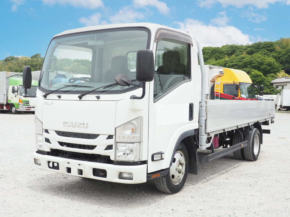 いすゞ エルフ 平ボディ 小型 TRG-NLR85AR 年式 H29[写真01]