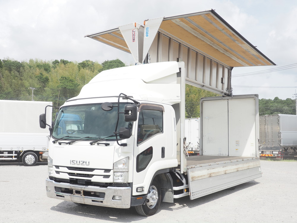 いすゞ フォワード ウイング車 中型 TKG-FRR90T2 年式 H29[写真02]