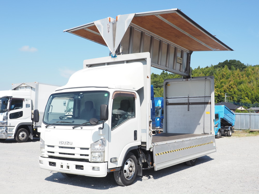 いすゞ エルフ ウイング車 小型 TKG-NPR85AN 年式 H25[写真03]