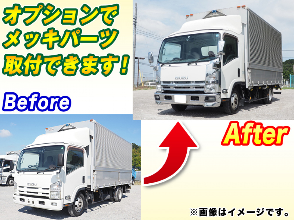 いすゞ エルフ ウイング車 小型 TKG-NPR85AN 年式 H25[写真02]